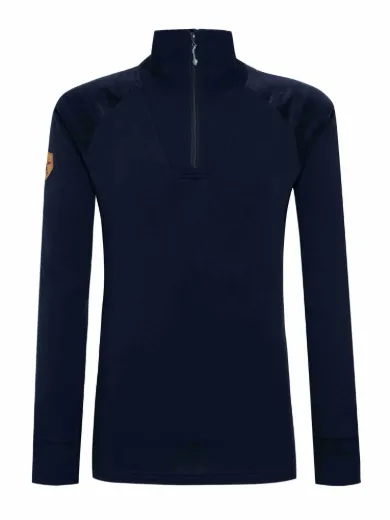 Bilde av WoolLand Geilo Cord Sweater Man Blue Ink